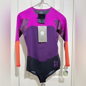 ROXY Women’s XY BIKINI SPRING Wetsuit size 4 Long Sleeve